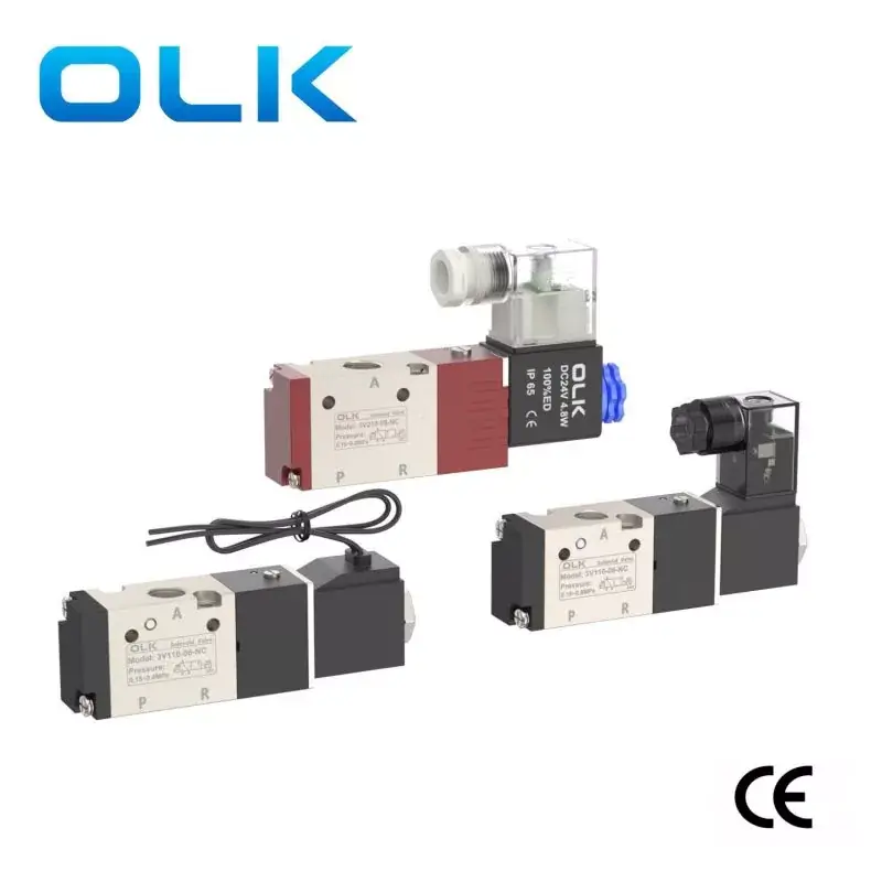 3V serieko solenoide balbula 3 bide