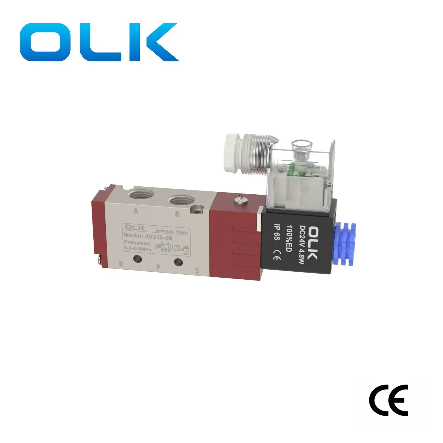 4V serieko solenoide balbula 5 bide