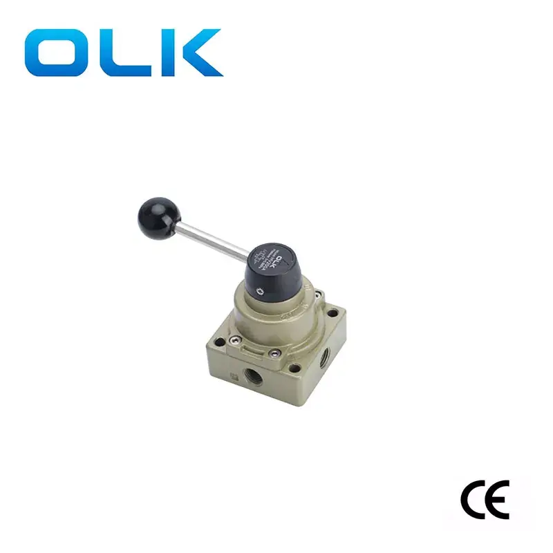 HV200 serie eskuzko balbula birakaria 4 bide